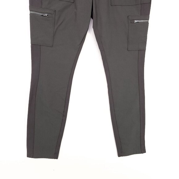 Athleta Pants Women 10 Wander Stash Skinny Pant Cargo Pockets Athletic Fit Green - Picture 4 of 12